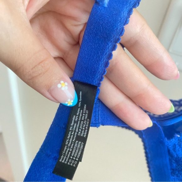 Aritzia Talula Royal Blue Lace Bralette - Picture 5 of 7